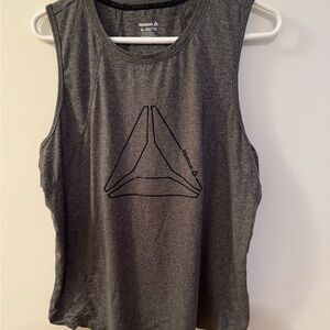 Reebok Women's Charcoal Muscle Tee